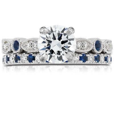 Details about   Marquise Cut Milgrain Engagement Ring 0.55 Ct Blue Sapphire 14K White Gold Over
